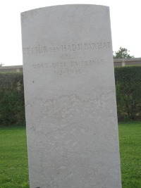 Heliopolis War Cemetery - Bechir Ben Hadji, Faraht